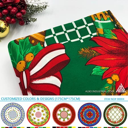 Round Tablecloth Fabric - 00004